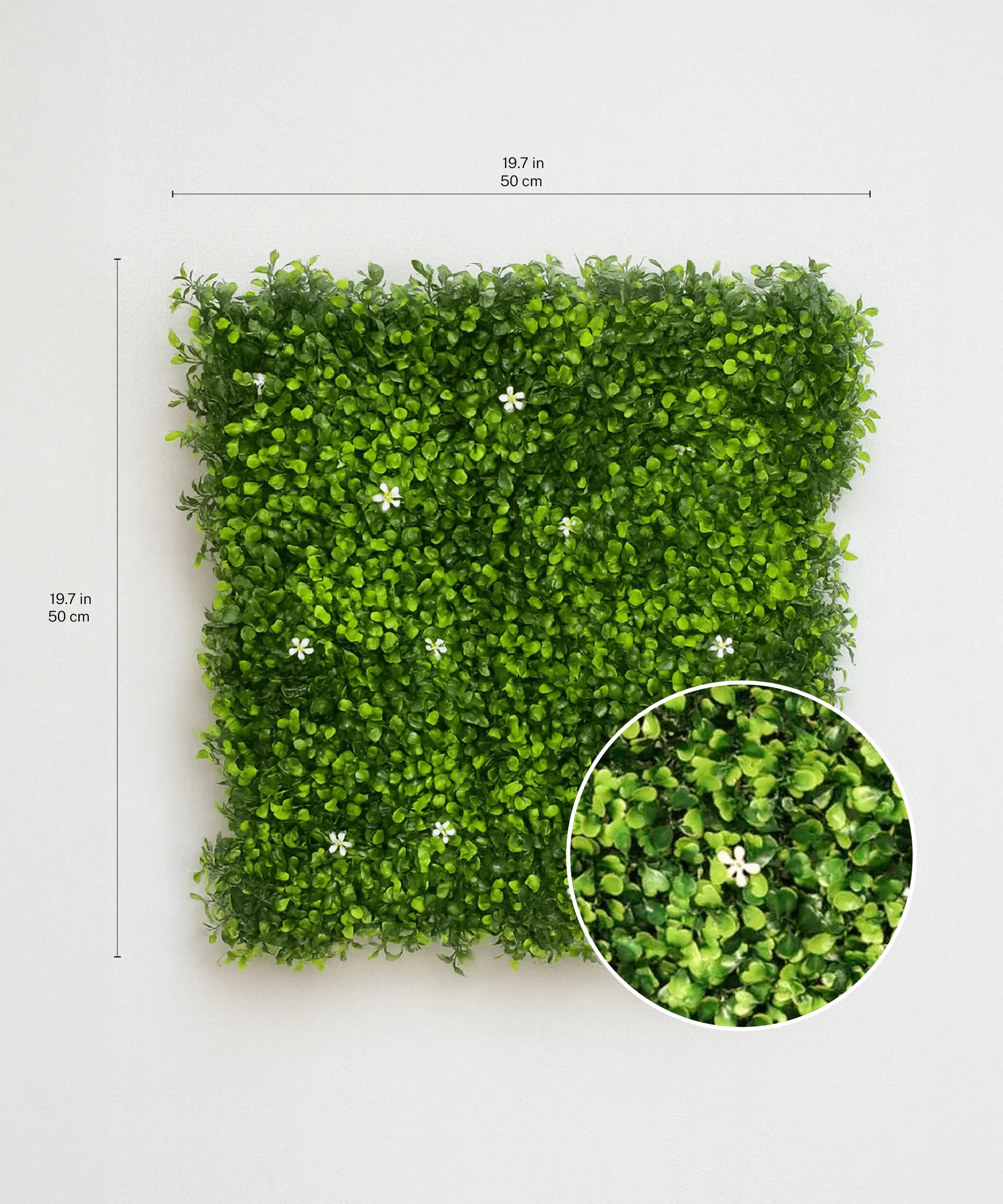 Jardín Vertical Artificial Nara 50x50 cm - Image 3